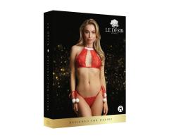 Эффектный комплект белья Snow Angel Lace Lingerie Set