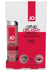 Лубрикант JO® Oral Delight - Strawberry Sensation для техники &quot;глубокого горла&quot;