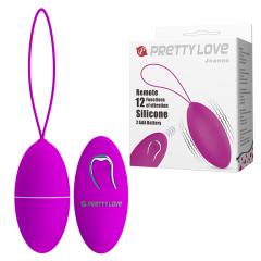 Виброяйцо с пультом ДУ PrettyLove Joanne Baile Pre (BI-014362W-6)
