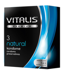 Презервативы Vitalis Premium - Natural, 3 шт.