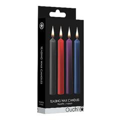 Набор разноцветных восковых BDSM-свечей Teasing Wax Candle
