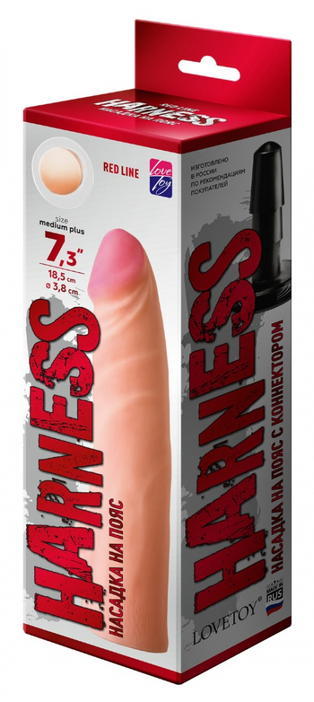 Насадка 7.3 Redline для страпона   (185/38)