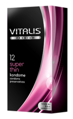Презервативы Vitalis Premium - Super thin, 12 шт.