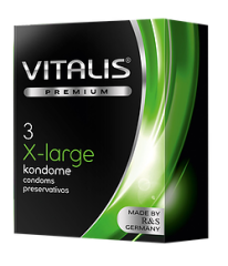 Презервативы Vitalis Premium - X - large, 3 шт.