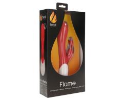 Вибромассажер кролик с функцией нагрева Flame Rechargeable Heating G-Spot Rabbit