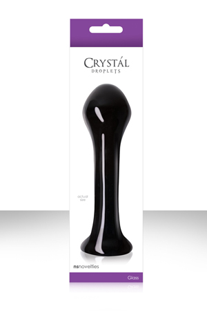 Стимулятор анальный "Droplets black" NS0712-13