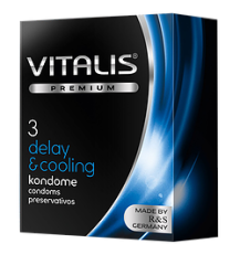 Презервативы Vitalis Premium - Delay & cooling, 3 шт.