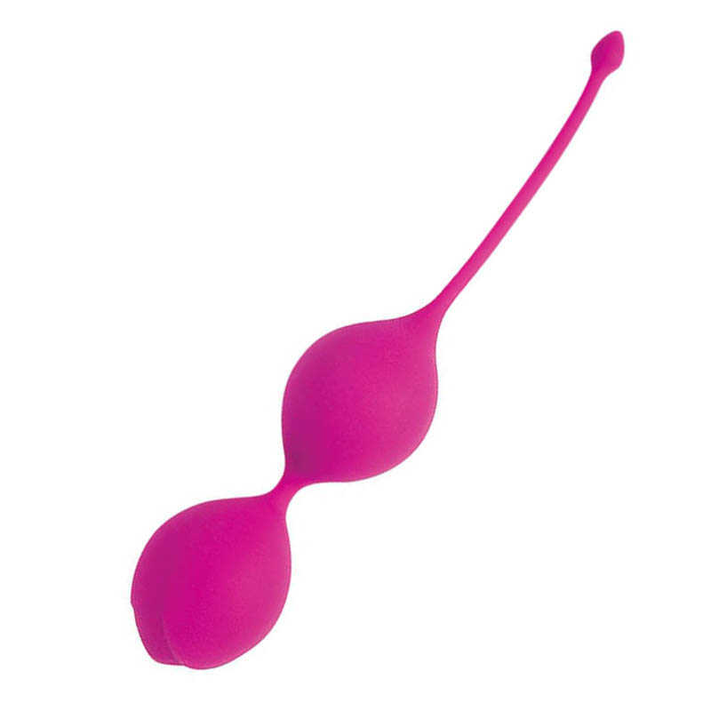 Вагинальные шарики на шнурке COSMO, 55 г, розовые