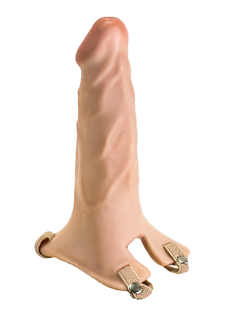 Фаллоимитатор пустотелый поясной (170/42)